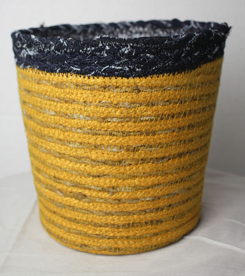 Denim, Jute made planter